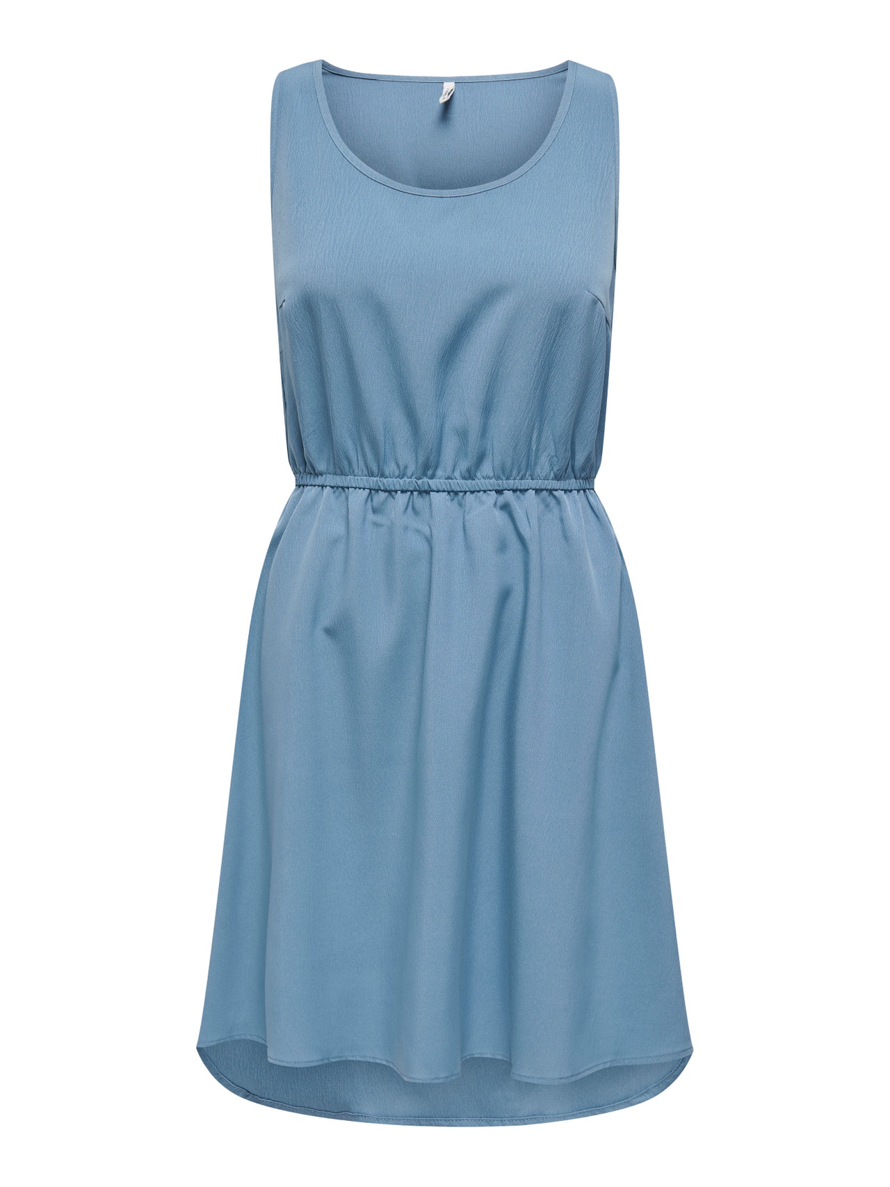 ONLY Normal geschnitten Rundhals Kurzes Kleid -Coronet Blue - 15335966