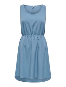 ONLY Robe courte Regular Fit Col rond -Coronet Blue - 15335966