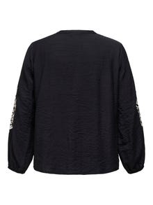 ONLY Chemises Regular Fit Col chemise Poignets ou bas élastiqués -Black - 15336080