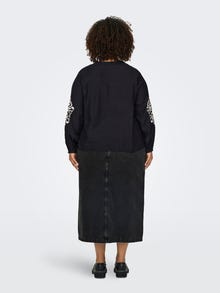 ONLY Regular Fit Skjortekrage Elastiske mansjetter Skjorte -Black - 15336080