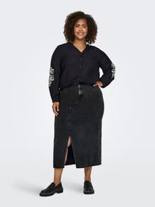 ONLY Regular Fit Skjortekrage Elastiske mansjetter Skjorte -Black - 15336080
