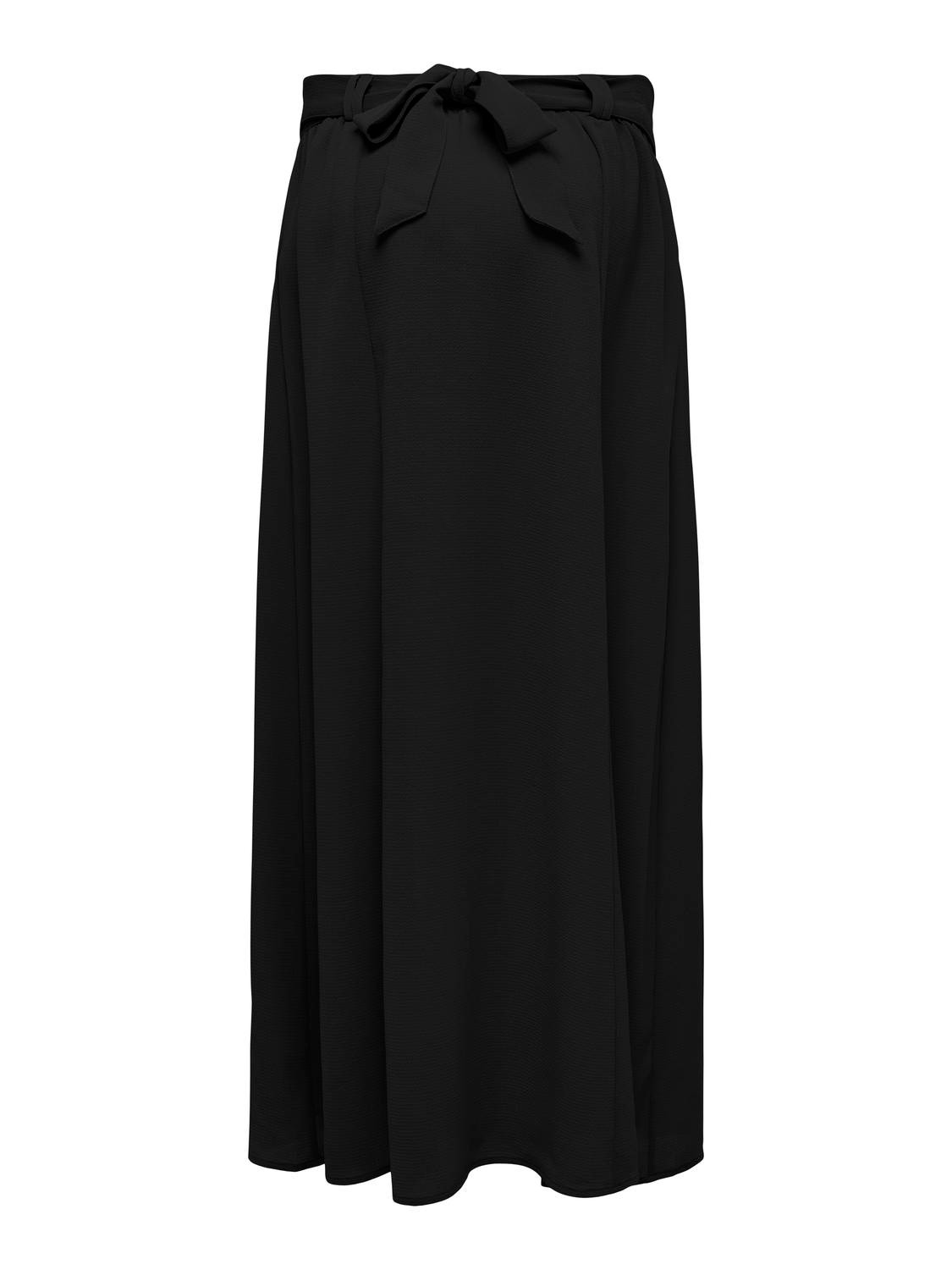 ONLY Mama maxi skirt -Black - 15336086