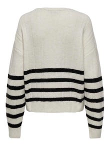 ONLY Sweatshirt with stripes -Sandshell - 15336125