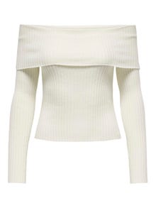 ONLY Pullover Regular Fit Spalle Scoperte Senza spalle -Birch - 15336133