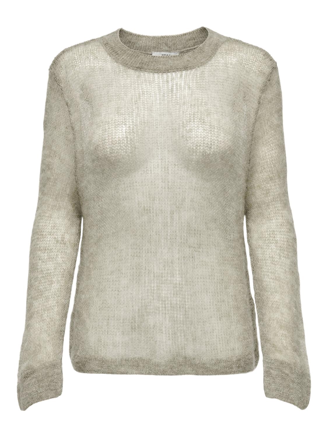 ONLY Regular Fit Round Neck Pullover -Weathered Teak - 15336138