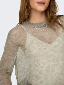 ONLY Knitted top -Weathered Teak - 15336138