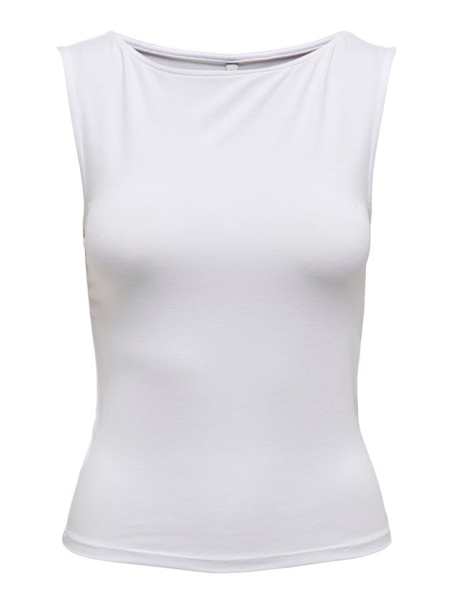 ONLY Regular Fit Boat neck Tank-Top - 15336196