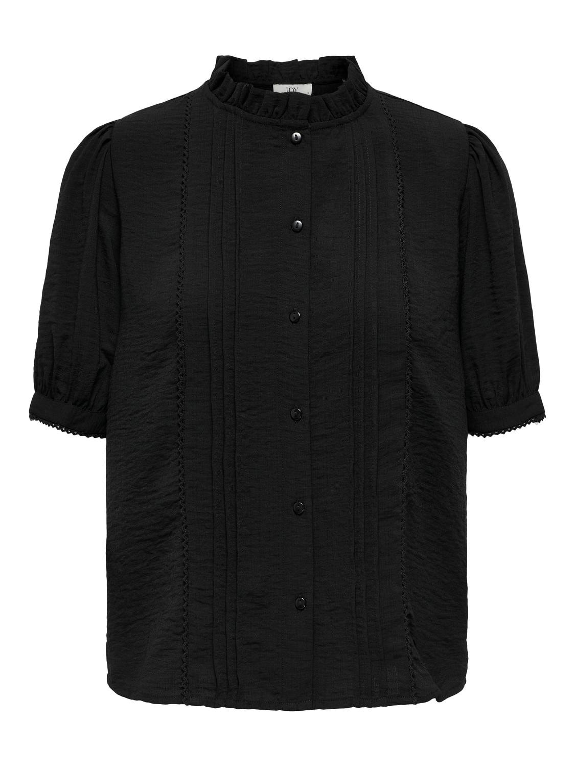 ONLY Skjorte med korte ærmer -Black - 15336224