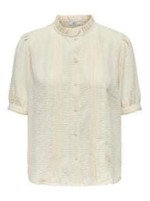 ONLY Camisas Corte regular Cuello de camisa Puños de encaje -Birch - 15336224