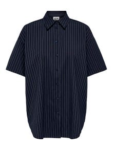 ONLY Camisas Corte regular Cuello de camisa Mangas anchas -Blue Graphite - 15336226
