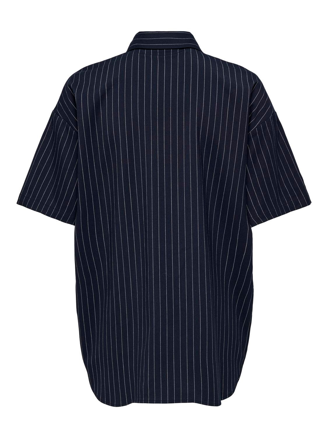 ONLY Krój regularny Kolnierz koszulowy Szerokie rekawy Koszula -Blue Graphite - 15336226