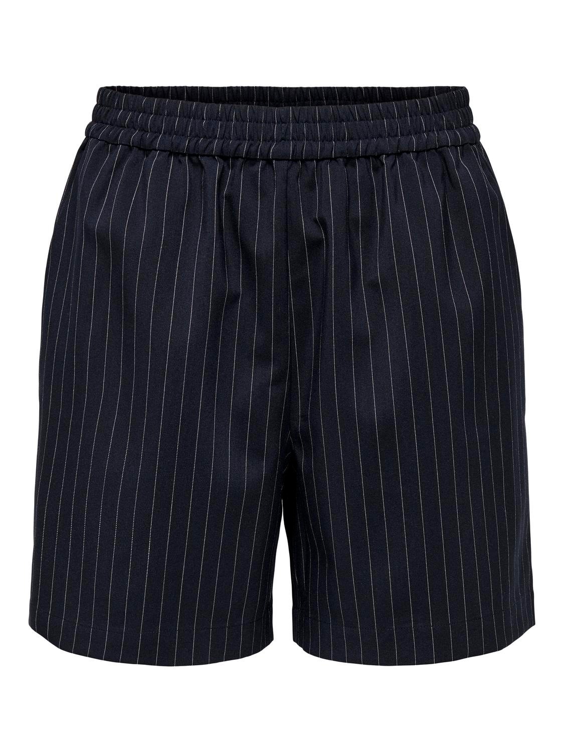 ONLY Locker geschnitten Hohe Taille Shorts -Blue Graphite - 15336227