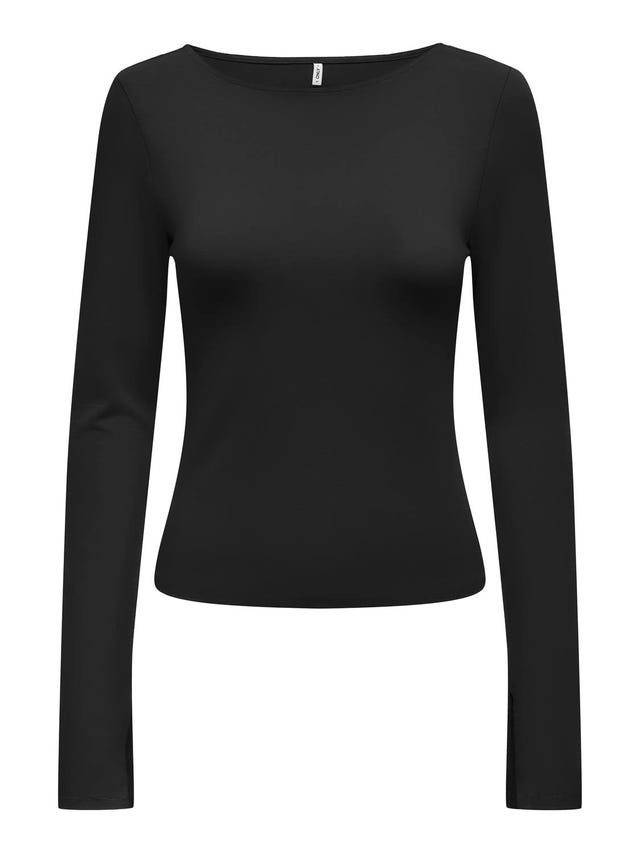 ONLY Tops Regular Fit Col bateau - 15336321