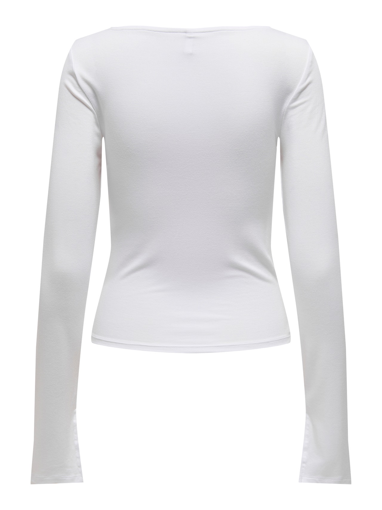 ONLY Top with boat neck -White - 15336321