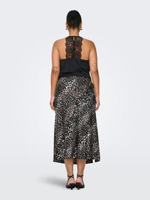 ONLY CARDOMINA Midi skirt -White Pepper - 15336431