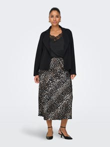 ONLY CARDOMINA Midi skirt -White Pepper - 15336431