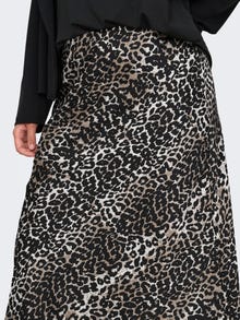 ONLY CARDOMINA Midi skirt -White Pepper - 15336431