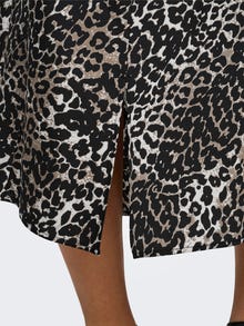 ONLY CARDOMINA Midi skirt -White Pepper - 15336431