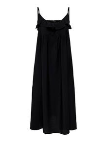 ONLY Loose fit Strapless Lange jurk -Black - 15336607
