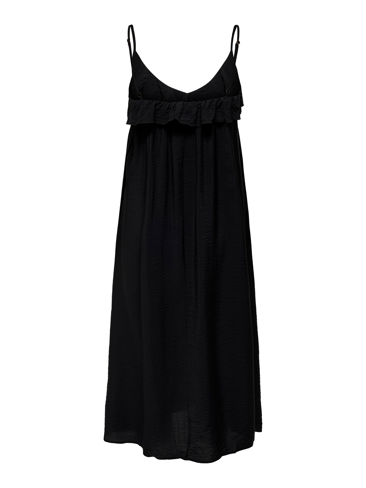 ONLY Locker geschnitten Trägerlos Langes Kleid -Black - 15336607