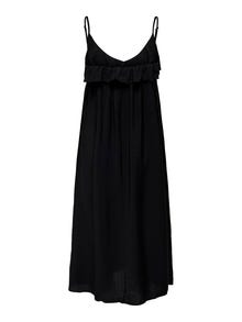 ONLY Robe longue Loose Fit Sans bretelles -Black - 15336607