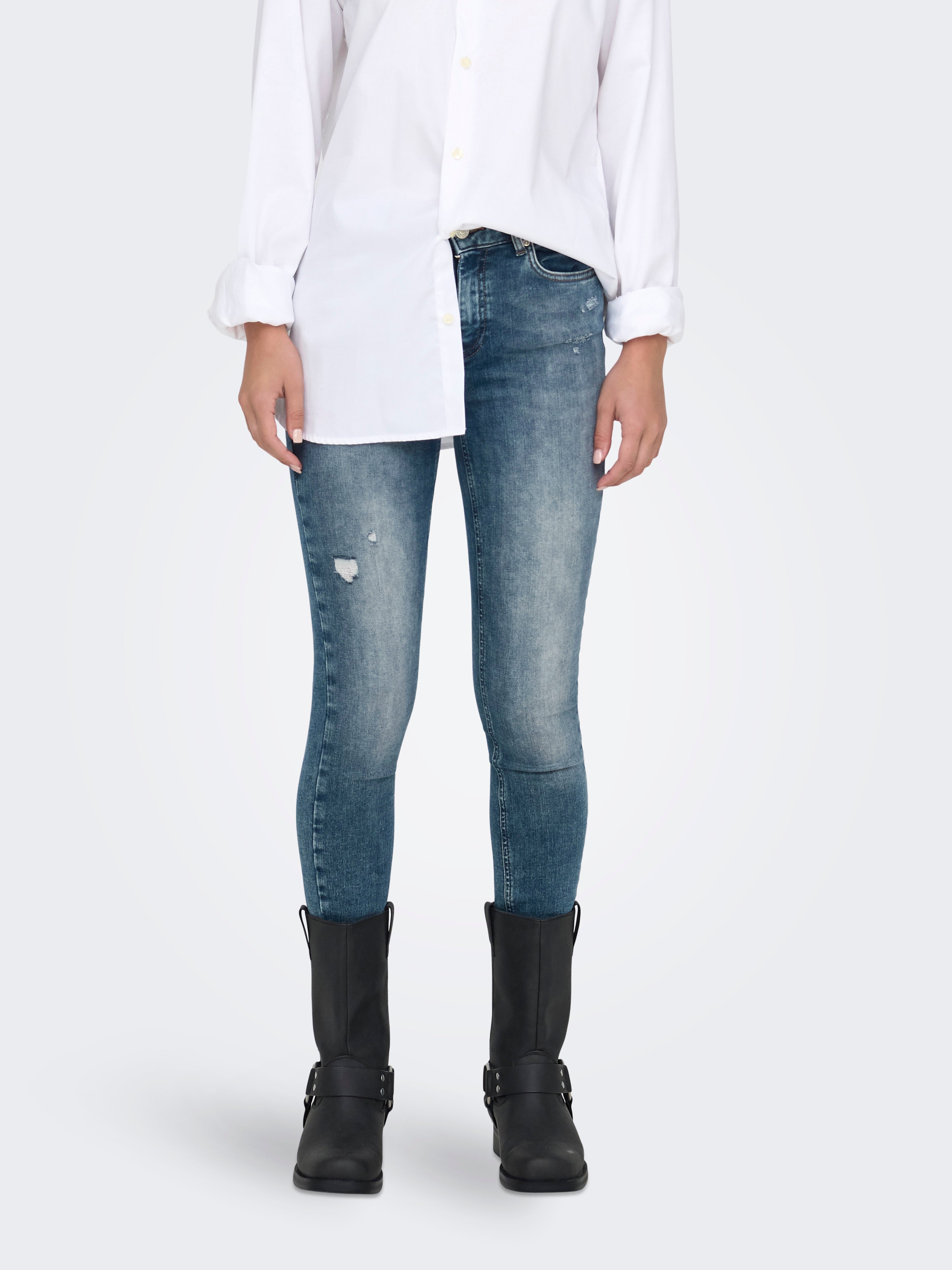 Onlblush Mittlere Taille Skinny Fit Jeans