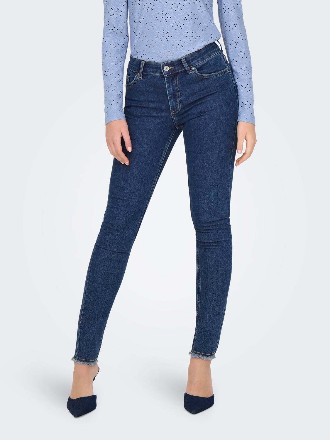 Onlhush Mittlere Taille Skinny Fit Jeans