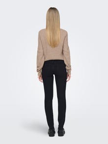 ONLY ONLHUSH Mid waist Skinny Fit Jeans -Black Denim - 15336727