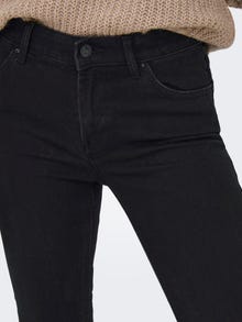 ONLY ONLHUSH Mid waist Skinny Fit Jeans -Black Denim - 15336727