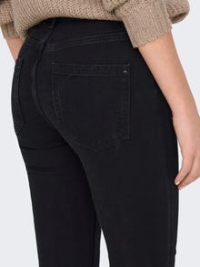 ONLY ONLHUSH Mid waist Skinny Fit Jeans -Black Denim - 15336727