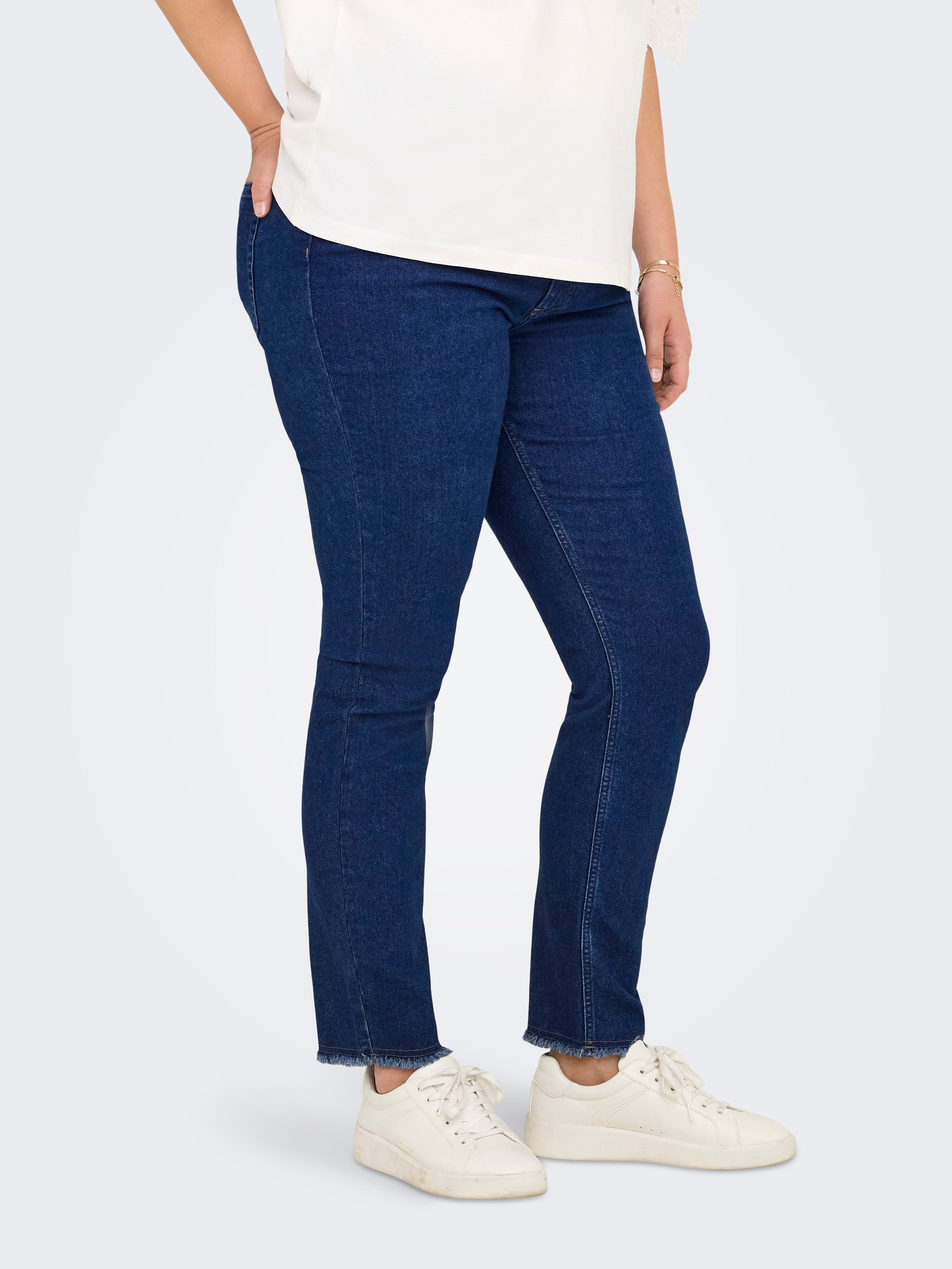 Carhush Mittlere Taille Skinny Fit Jeans