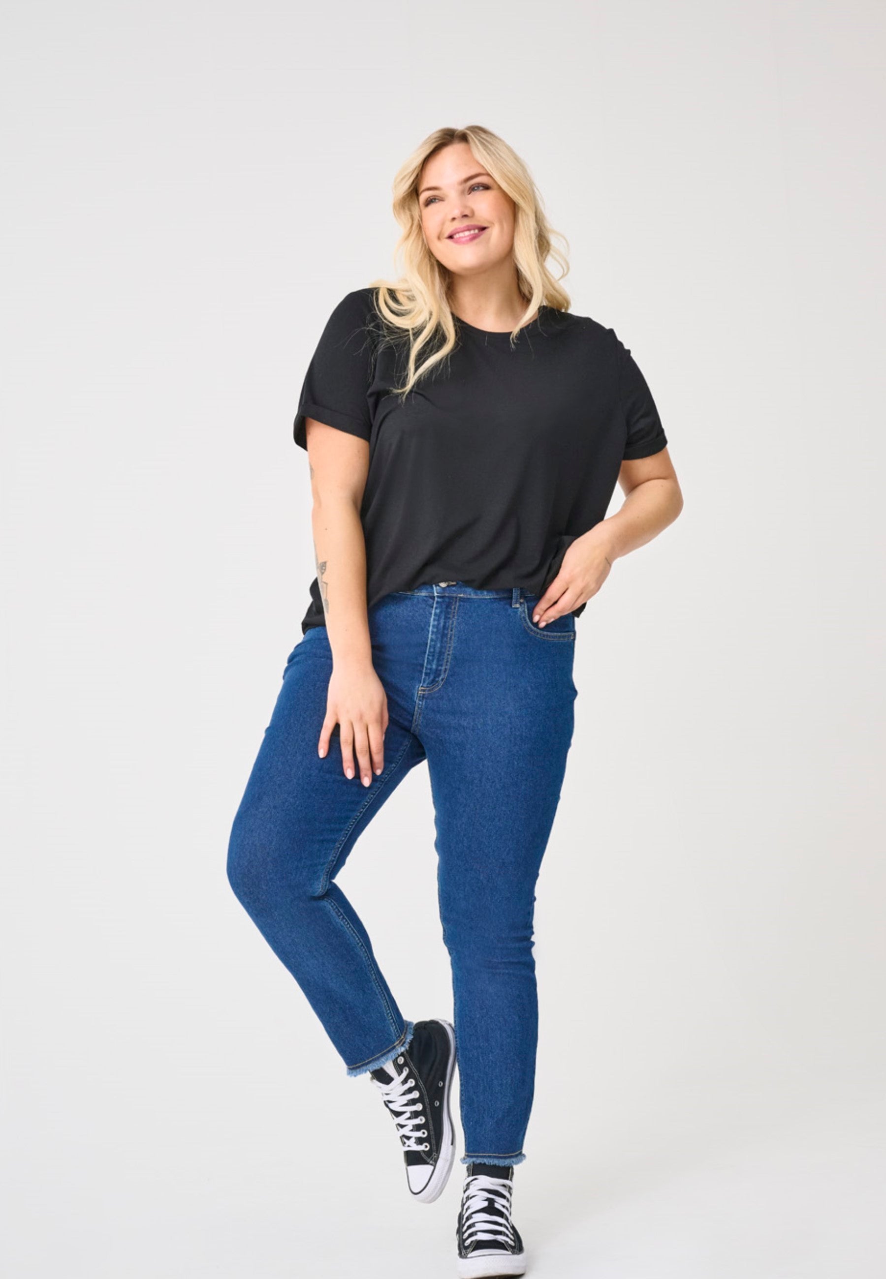 Thumbnail - Carhush Mittlere Taille Skinny Fit Jeans