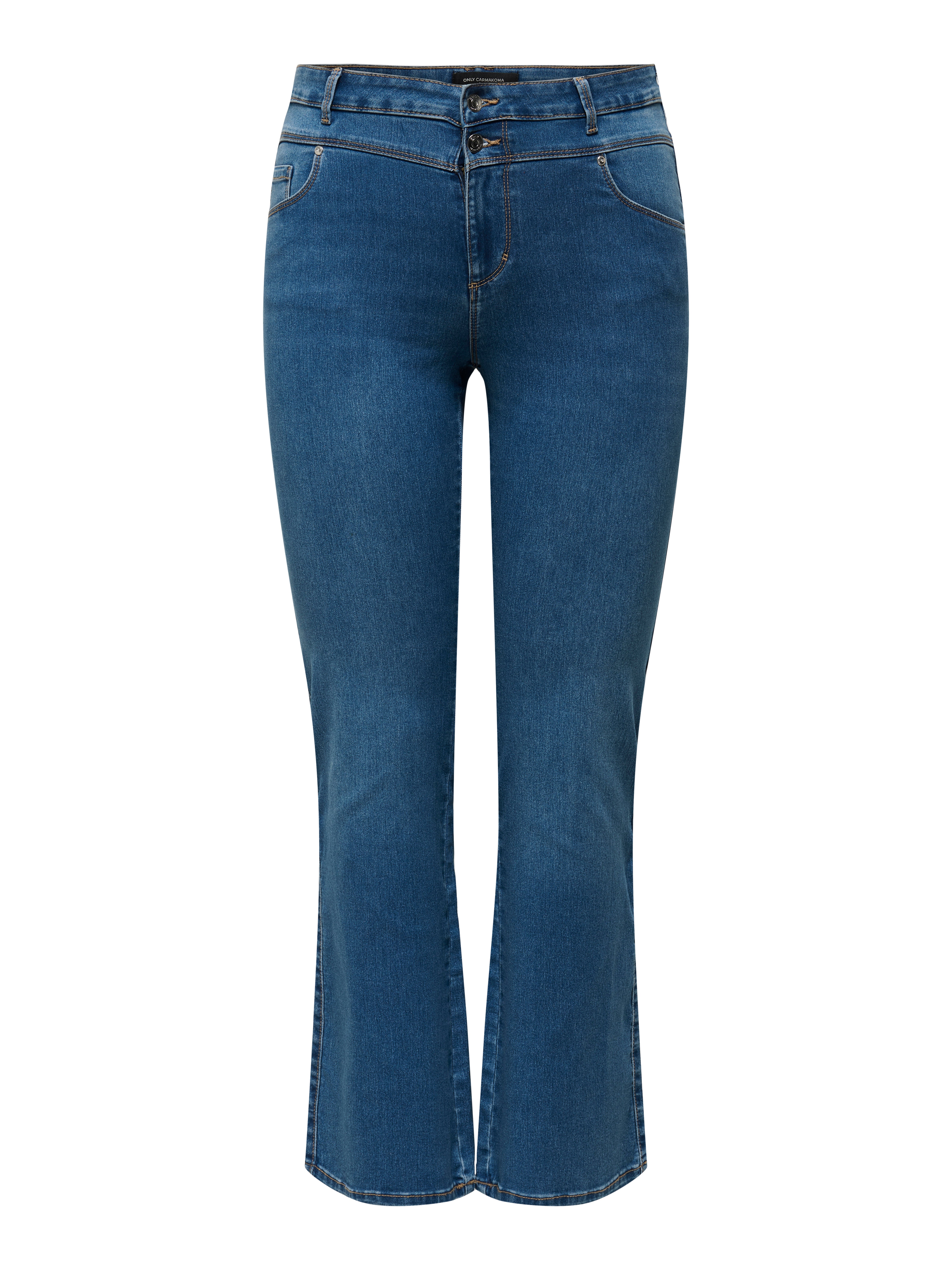 Thumbnail - Caraugusta Mittlere Taille Flared Jeans