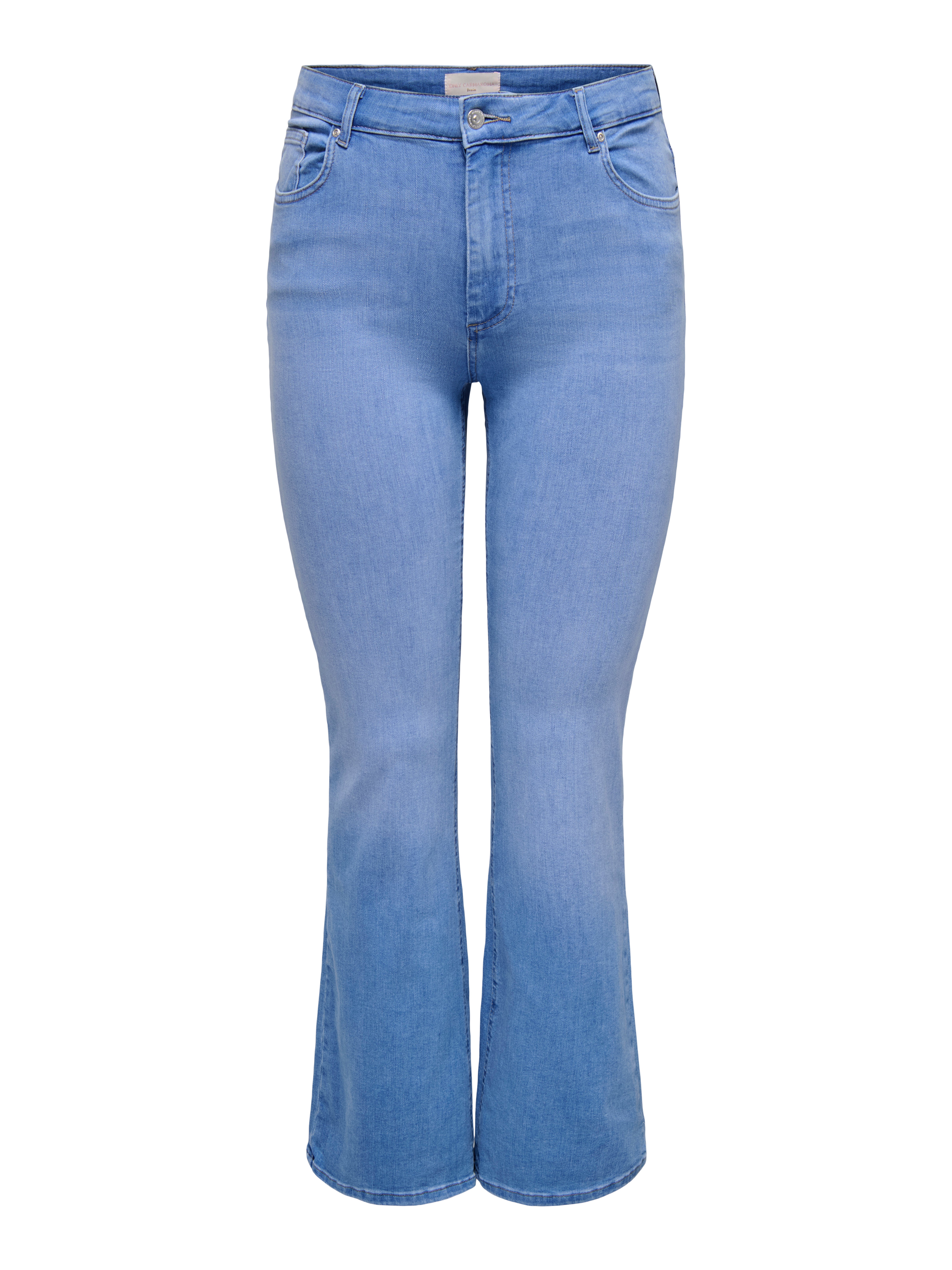 Thumbnail - Carwilly Hohe Taille Ausgestellt Jeans