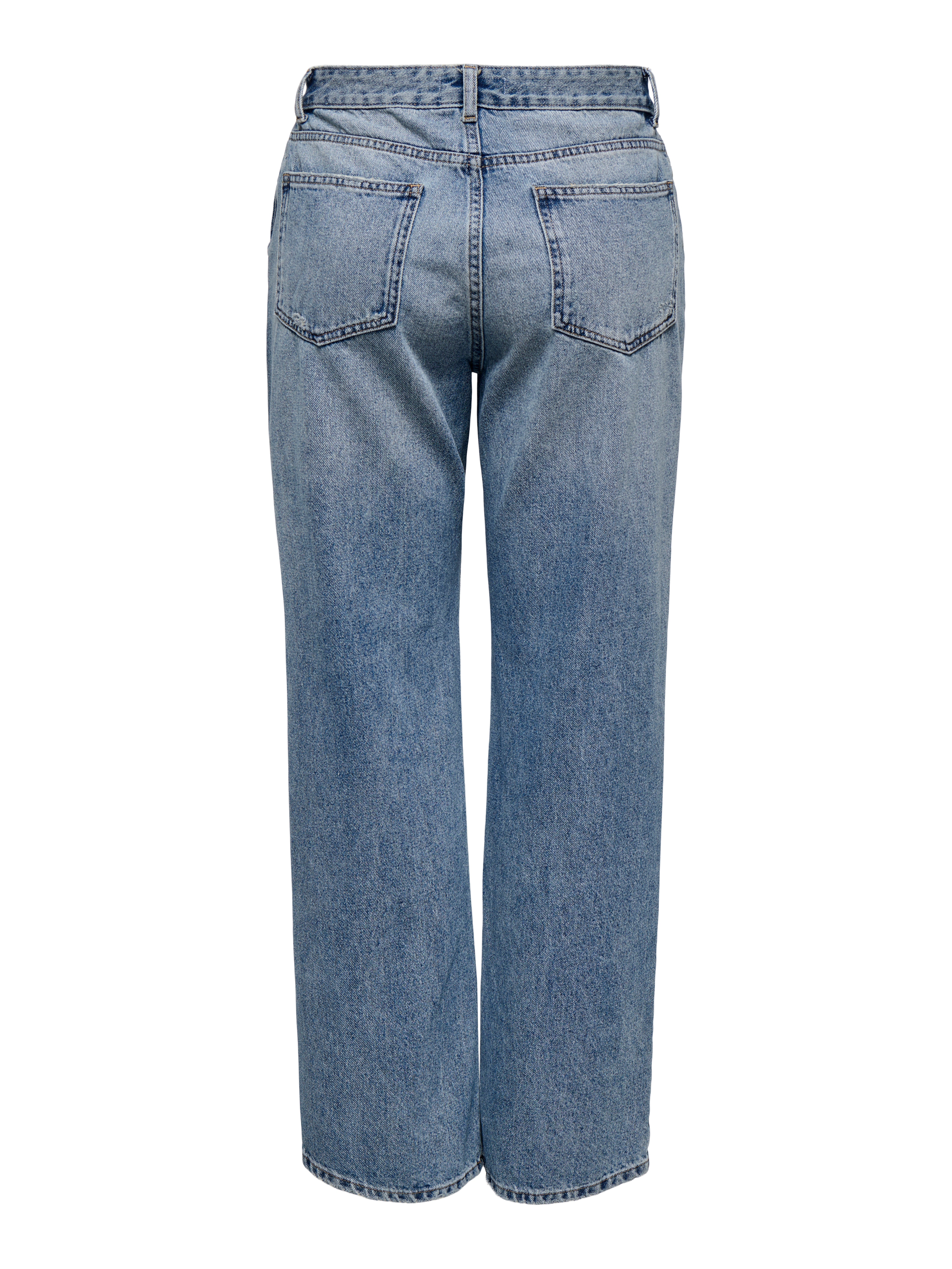 Thumbnail - Onlella Mittlere Taille Gerade Geschnitten Jeans