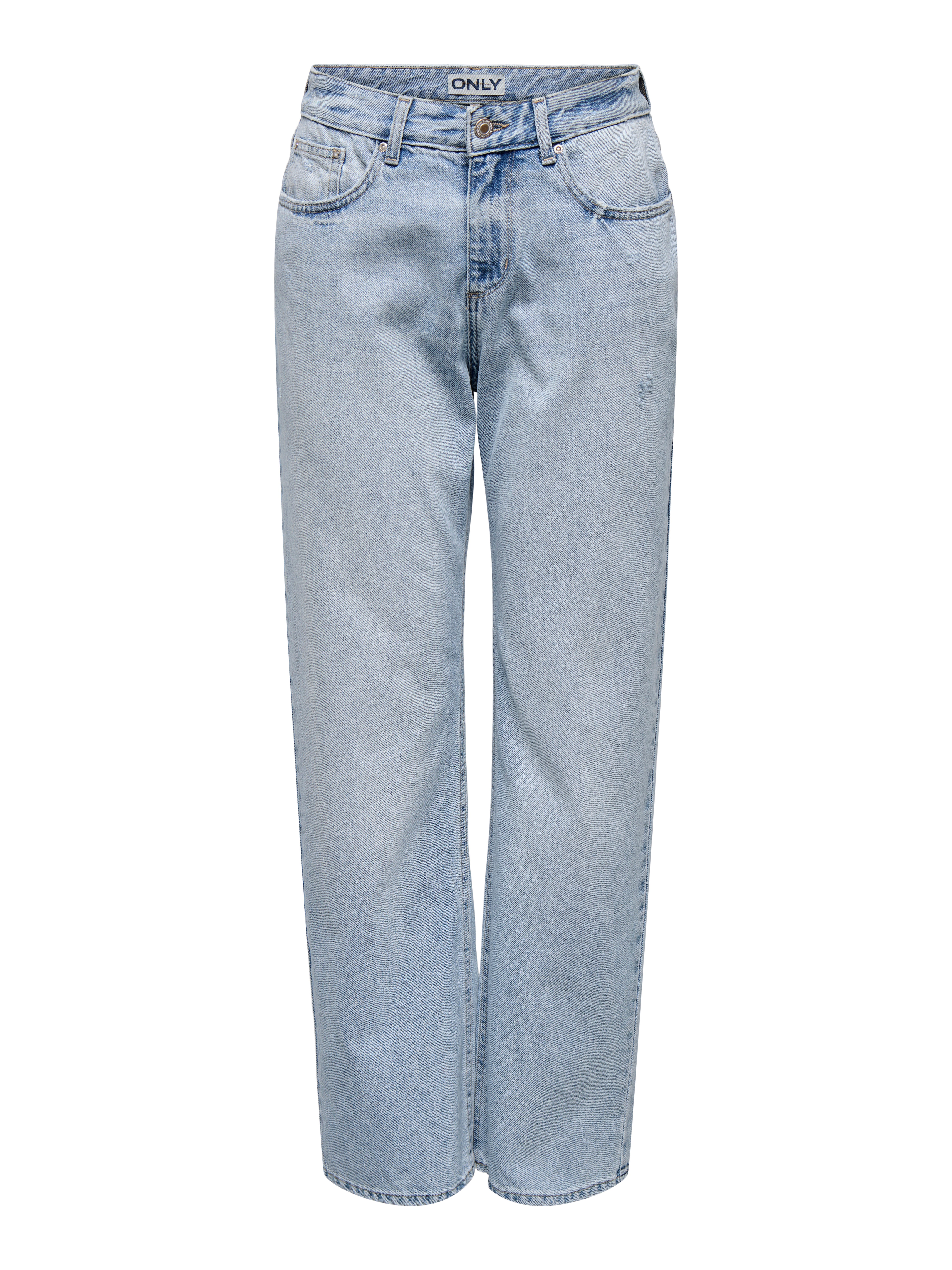 Thumbnail - Onlella Mittlere Taille Gerade Geschnitten Jeans