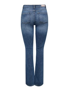 ONLY ONLBLUSH Flared Fit Jeans -Medium Blue Denim - 15337269