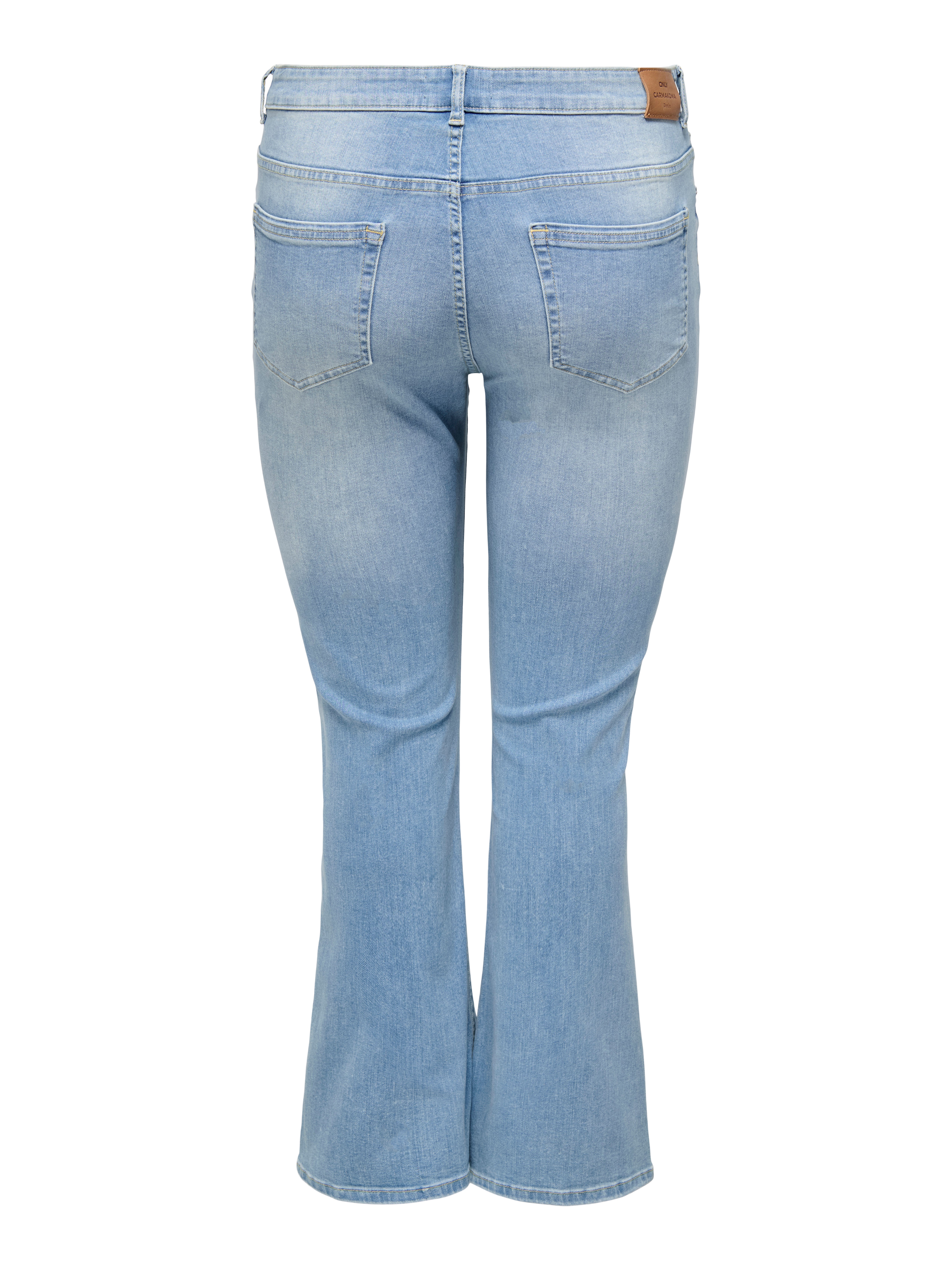 Thumbnail - Carwilly Hohe Taille Flared Jeans