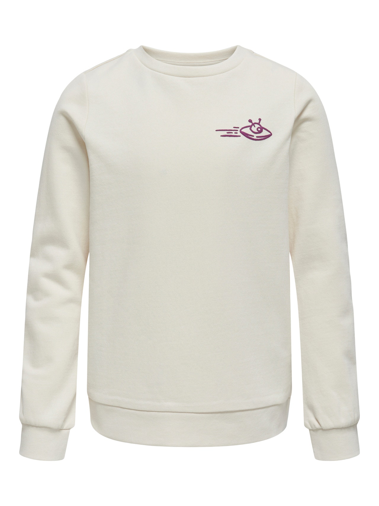 ONLY KOGROMANI Sweatshirt -Birch - 15337804