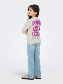 ONLY KOGROMANI Sweatshirt -Birch - 15337804