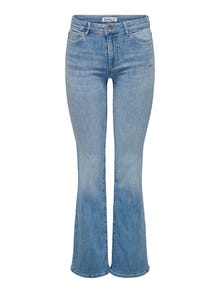 ONLY Alt laienev lõige Teksad -Light Blue Denim - 15337826