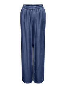 ONLY ONLCHARIS Straight fit Bukser -Dark Blue Denim - 15337938