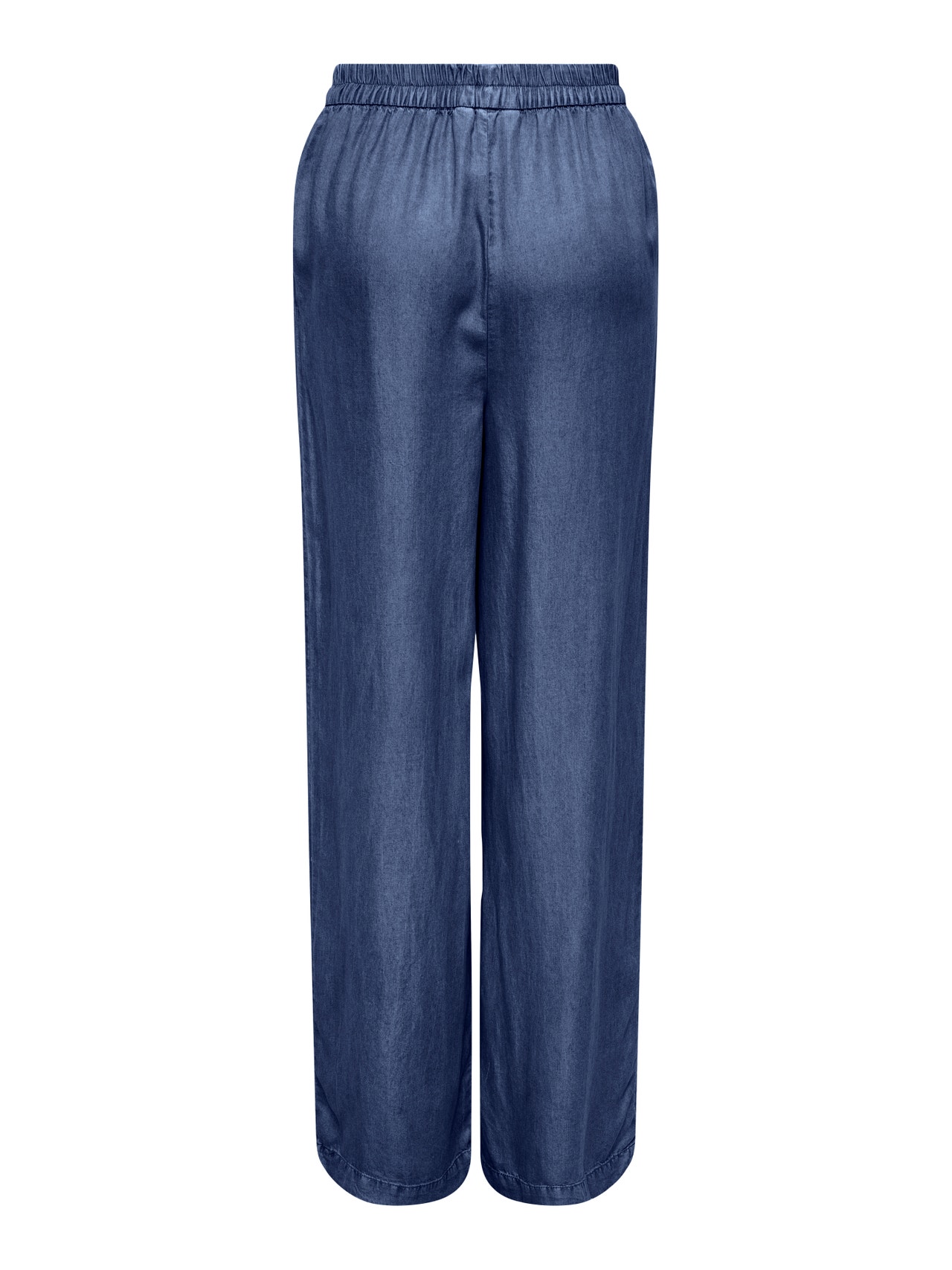 ONLY ONLCHARIS Straight fit Bukser -Dark Blue Denim - 15337938