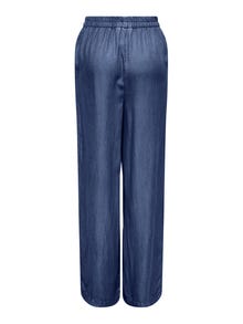 ONLY ONLCHARIS Straight fit Bukser -Dark Blue Denim - 15337938