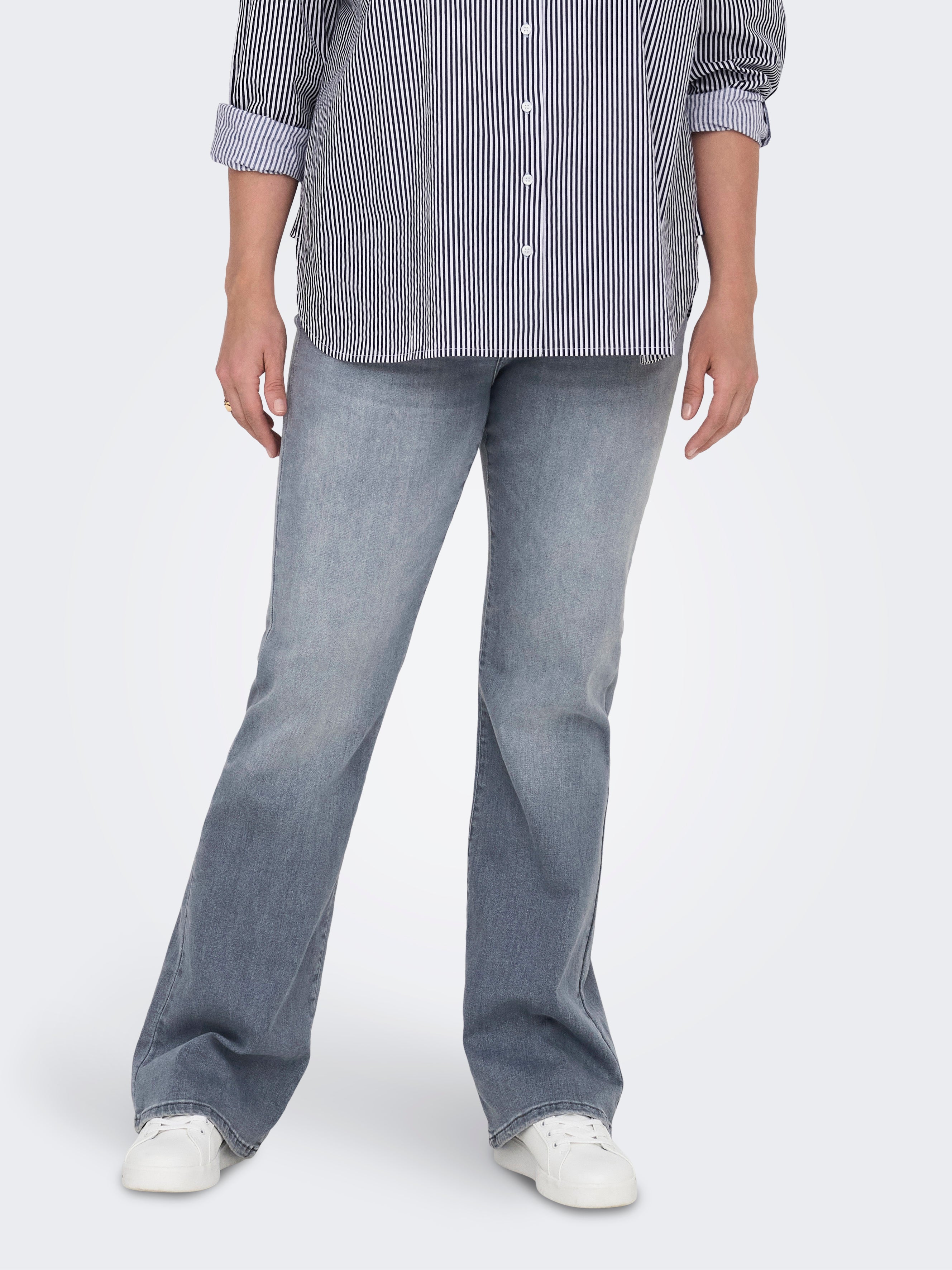 Thumbnail - Carwilly Hohe Taille Ausgestellt Jeans