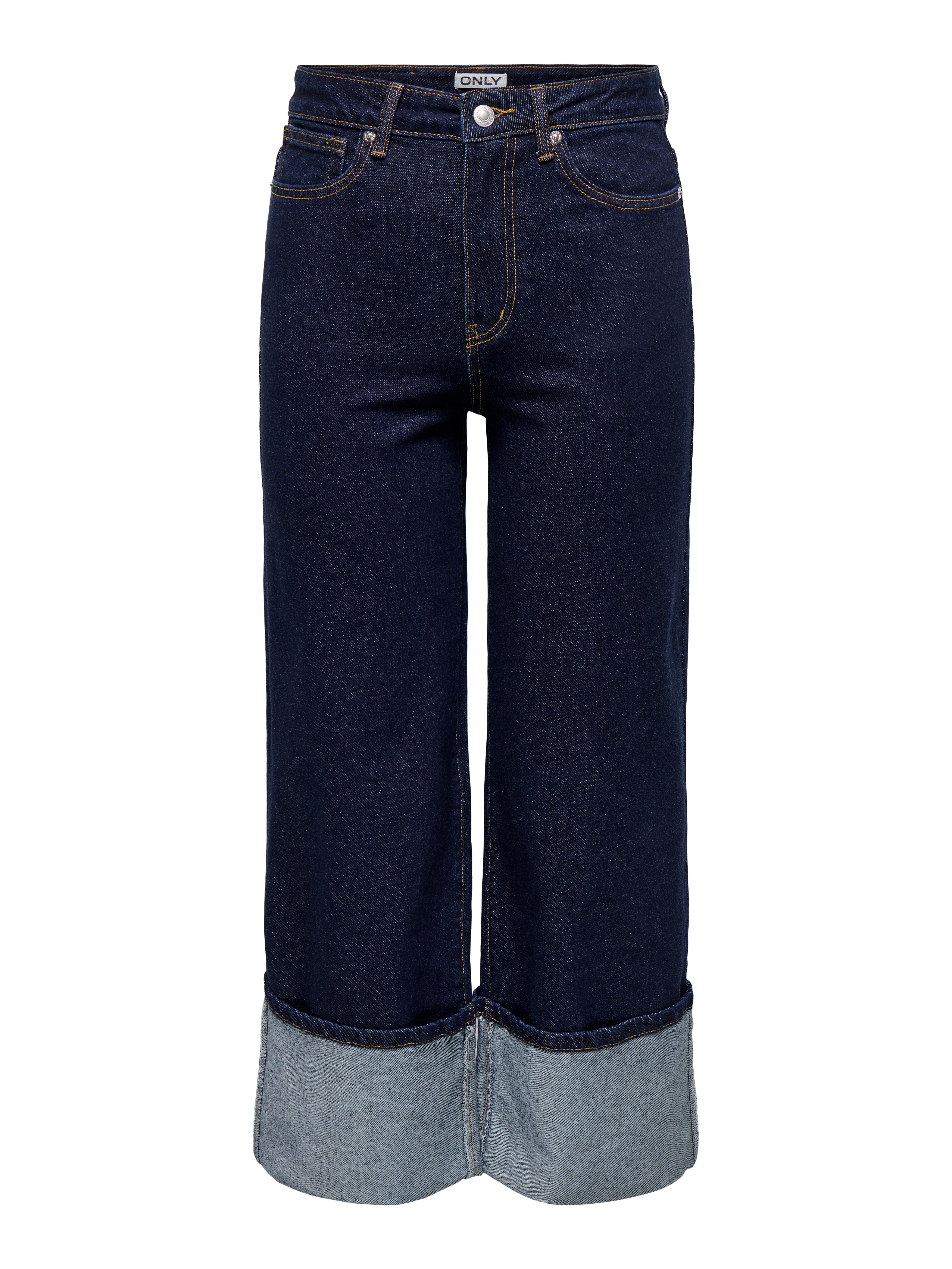 Thumbnail - Onlmadison Hohe Taille Weiter Beinschnitt Jeans