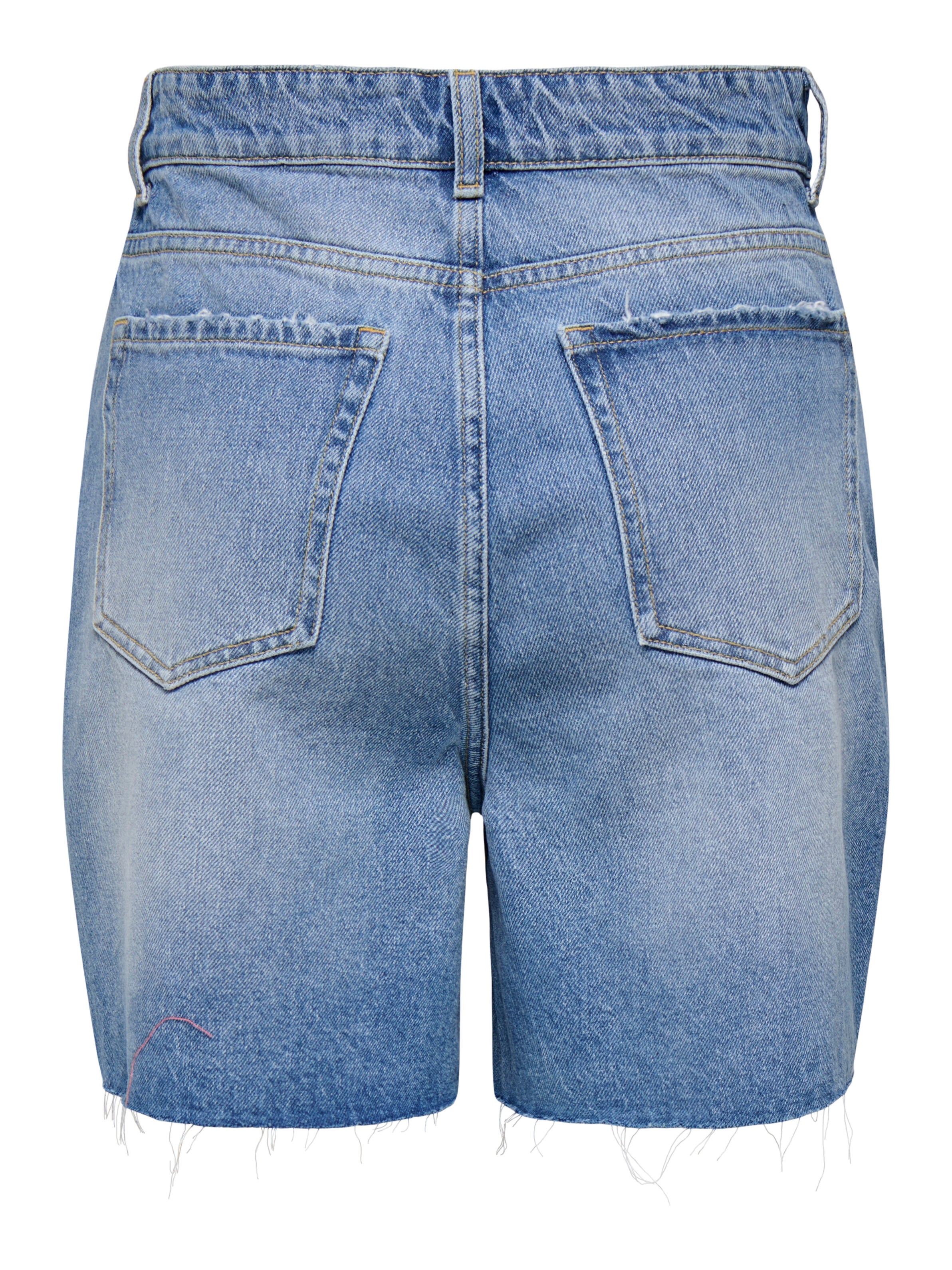 Thumbnail - Onlzita Hohe Taille Normal Geschnitten Jeans-shorts