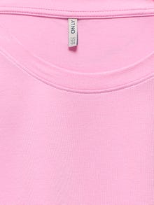ONLY Normal geschnitten Rundhals T-Shirt -Bonbon - 15338113