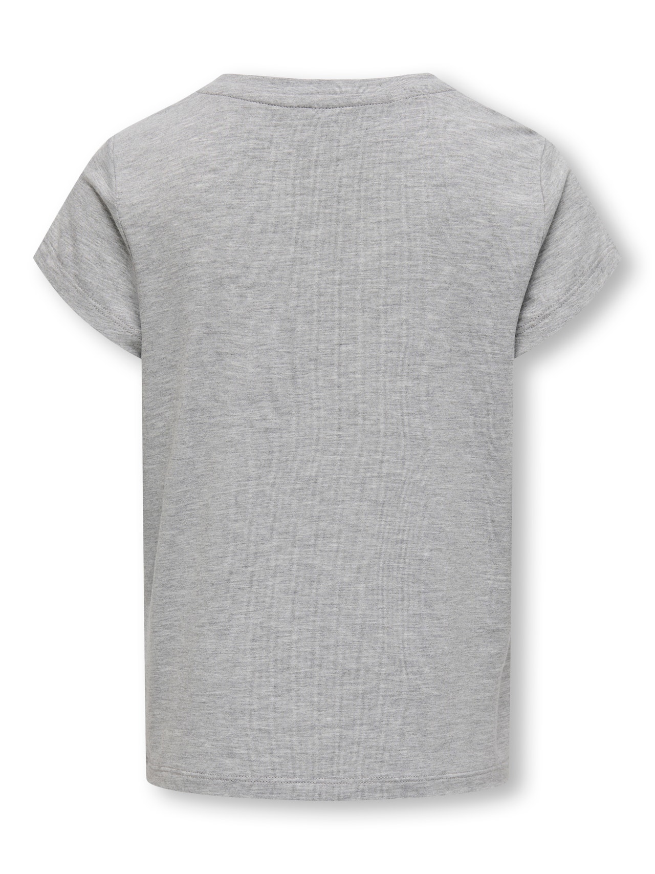 ONLY Tavapärane lõige Ümmargune kaelus T-särk -Light Grey Melange - 15338113