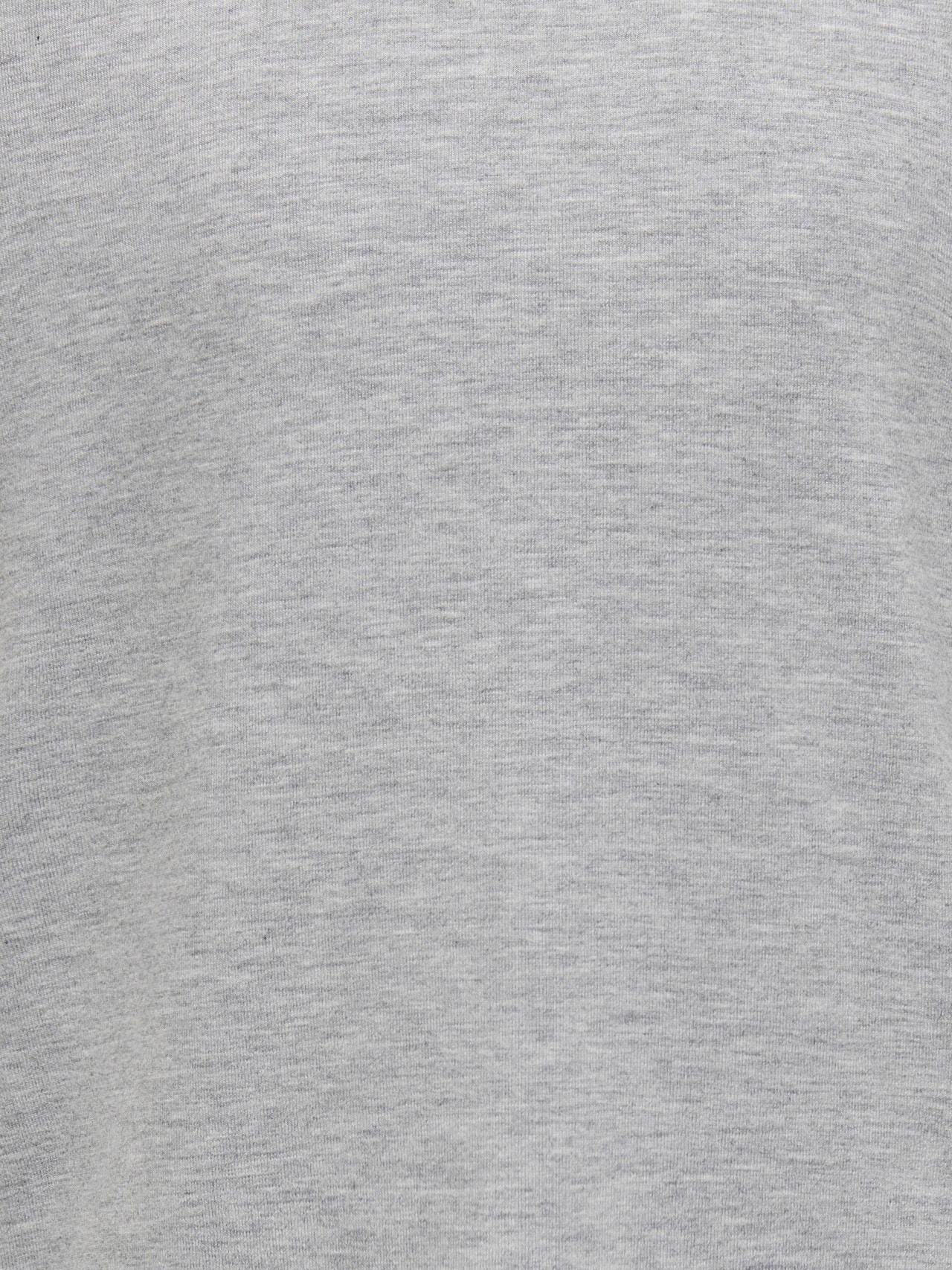 ONLY Krój regularny Okrągły dekolt T-shirt -Light Grey Melange - 15338113